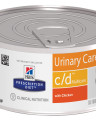 Hill's Prescription Diet C/D Multicare Urinary Care влажный корм для кошек, профилактика МКБ, с курицей, 156г
