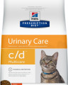 Hill's Prescription Diet C/D Multicare Urinary Care сухой корм для кошек, профилактика цистита и МКБ, с курицей