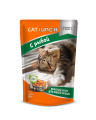 Cat Lunch консервированный корм для кошек кусочки в желе с рыбой 85 г