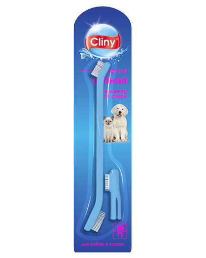 Cliny Набор зубная щетка+массажер для десен