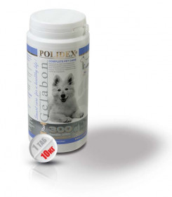Polidex Кормовая добавка Гелабон плюс для собак таблетки, 300 табл.
