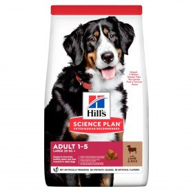 Hill's Science Plan сухой корм для собак крупных пород, с ягненком и рисом, 12кг