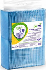 PETMIL Петмил Пеленка впитывающая одноразовая, р-р 60*40 см, 100 шт./уп.