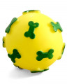 TRIOL (ТРИОЛ) Игрушка для собак из винила "Мяч с косточками", d60мм
