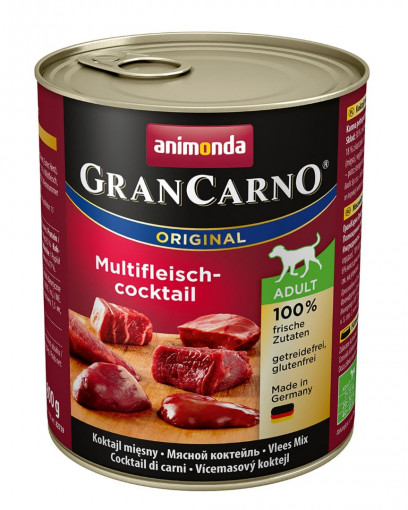 ANIMONDA GRAN CARNO ADULT консервы для собак мясной коктейль