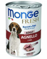 Monge Dog Fresh Chunks in Loaf консервы для собак мясной рулет из ягненка 400гр