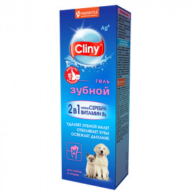 Cliny Зубной гель для кошек и собак, 75 мл