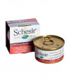 Schesir консервированный корм для кошек с тунцом, говядиной и рисом 85г