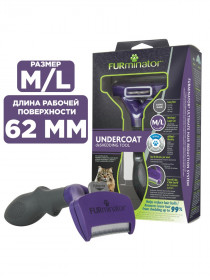 Фурминатор FURminator M/L для больших кошек c длинной шерстью