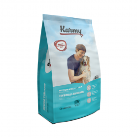 Karmy Hypoallergenic Medium & Maxi сухой корм для собак средних и крупных пород склонных к пищевой аллергии с ягненком