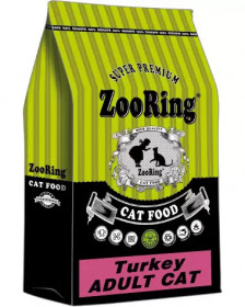 ZooRing Adult Cat сухой корм для кошек Индейка 20кг