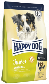 Happy Dog Junior сухой корм для щенков с чувствительным пищеварением, ягненок с рисом