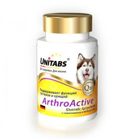 Unitabs Arthro Active с Q10 Витамины для собак, 100 табл.