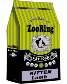 ZooRing Kitten сухой корм для котят Ягнёнок 1,5 кг
