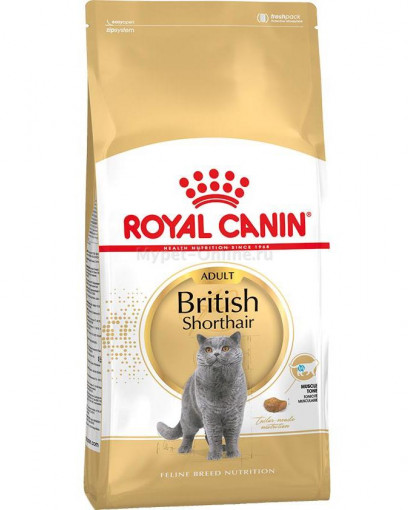 Корм для кошек Royal Canin British Shorthair британских короткошерстных