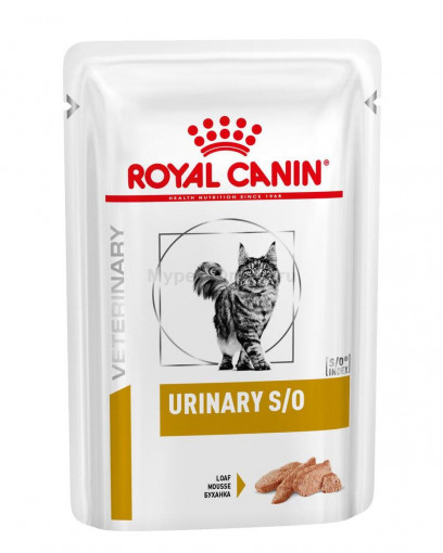 Корм для кошек Royal Canin Urinary S/O с курицей соус, 85 г