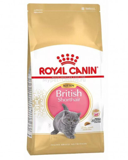 Корм для котят Royal Canin Kitten British Shorthair британских короткошерстных