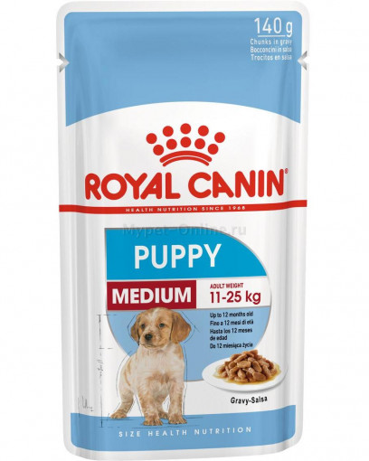 Корм для щенков Royal Canin Medium Puppy, 140 г