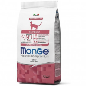 Monge Cat Monoprotein Sterilised Beef корм для стерилизованных кошек с говядиной