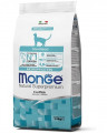 Monge Cat Monoprotein Sterilised Merluzzo корм для стерилизованных кошек с треской