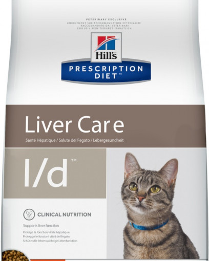 Hill's Prescription Diet L/D Liver Care сухой корм для кошек, при заболеваниях печени