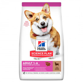Hill's Science Plan сухой корм для взрослых собак мелких пород, с ягненком и рисом