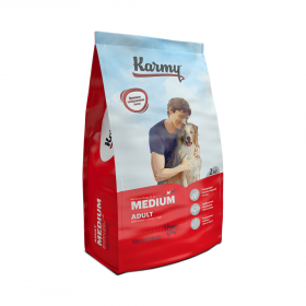 Karmy  Medium Adult сухой корм для взрослых собак средних пород  с телятиной