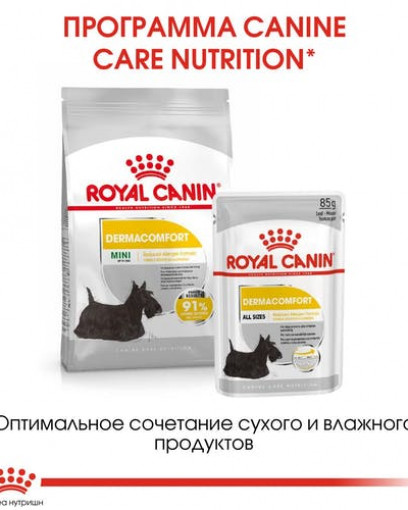 Корм для собак Royal Canin Mini Dermacomfort, старше 10 месяцев