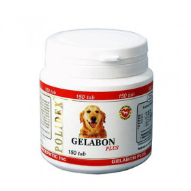 Polidex Кормовая добавка Гелабон плюс для собак, 150 табл.