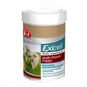 8in1 Excel Multi Vitamin Puppy Мультивитаминный комплекс для щенков, 100 табл.