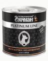 Четвероногий гурман "Platinum Line" влажный корм для собак желудочки индюшиные