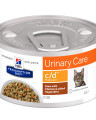 Hill's Prescription Diet C/D Multicare влажный корм для кошек, профилактика МКБ, с курицей и овощами, 82г