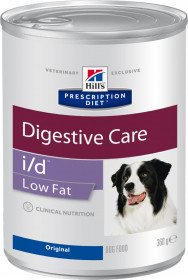 Hill's Prescription Diet I/D Low Fat Digestive Care влажный корм для собак при расстройствах пищеварения с низким содержанием жира, 360г