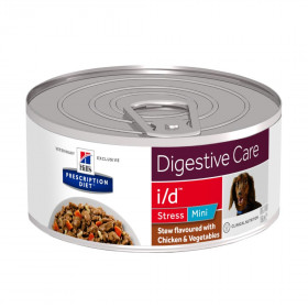 Hill's Prescription Diet I/D Stress Mini Digestive Care влажный корм для собак мелких пород, расстройства ЖКТ вызванные стрессом, курица и овощи