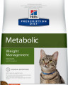 Hill's Prescription Diet Metabolic сухой корм для кошек, снижение и контроль веса, с курицей