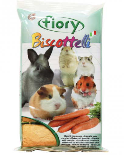 FIORY Biscottelli Бисквиты для грызунов с морковью 35г 