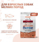 Monge Dog Speciality Mini корм для взрослых собак мелких пород лосось с рисом