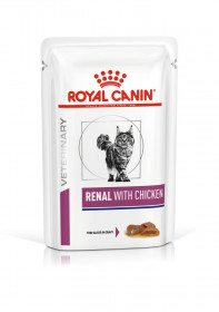 Корм для кошек Royal Canin Renal курица, 85 г