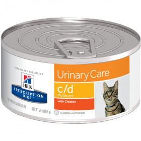 Hill's Prescription Diet S/D Urinary Care влажный корм для кошек, профилактика МКБ, 156г