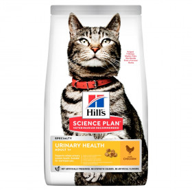 Hill's Science Plan Urinary Health сухой корм для взрослых кошек, профилактика МКБ, с курицей