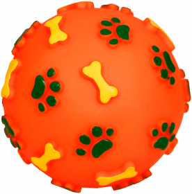 TRIOL (ТРИОЛ) Игрушка мяч с лапками, косточками для собак и кошек DC002  (76008)