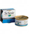 Schesir консервированный корм для кошек с тунцом в собственном соку 85г