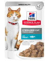 Hill's Science Plan пауч для стерилизованных кошек, с форелью в соусе, 85г