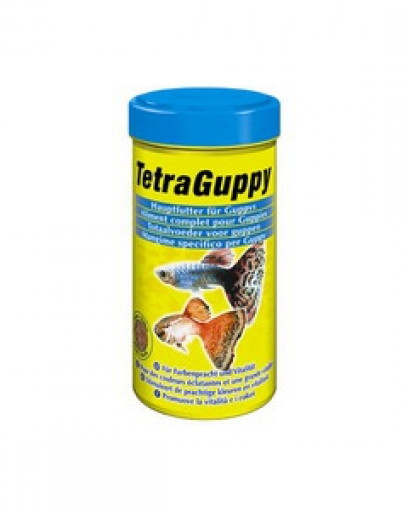 TETRA Guppy Mini Flakes Основной корм для живородящих рыб