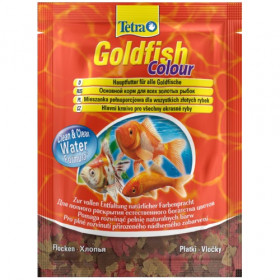 TETRA Color Flakes  Корм, усиливающий окраску, для золотых рыбок  (хлопья)