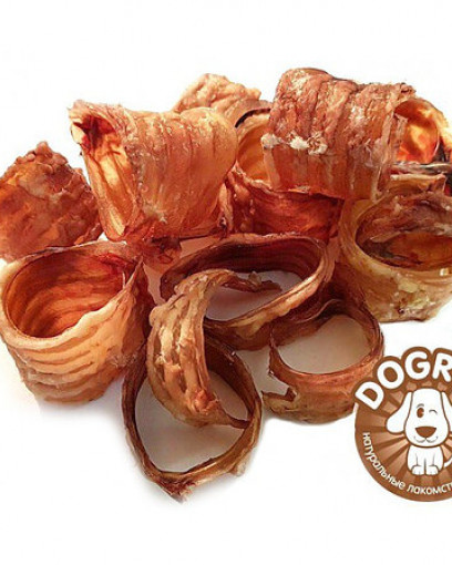 Dog Rog лакомство для собак, трахеи-кольца сушёные говяжьи в упаковке, 100 г