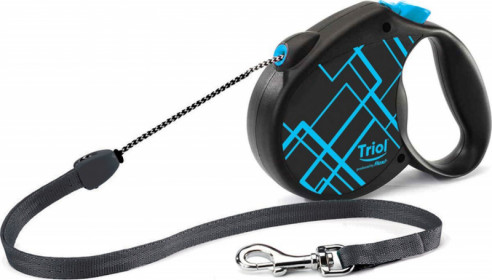 TRIOL Поводок-рулетка для собак FLEXI Life Lines, S 5м до 12кг, трос