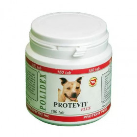 Polidex Кормовая добавка Протевит плюс для собак, 150 табл.