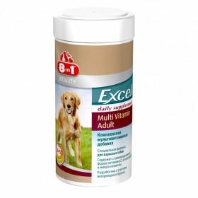 8in1 Excel Multi Vitamin Adult Мультивитаминный комплекс для взрослых собак, 70 табл.
