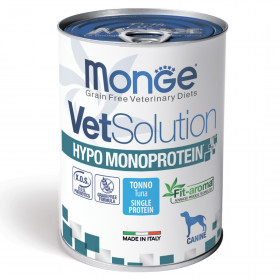 Monge VetSolution Dog Hypo Monoprotein Tuna влажная диета для собак Гипо монопротеин с тунцом 400 г